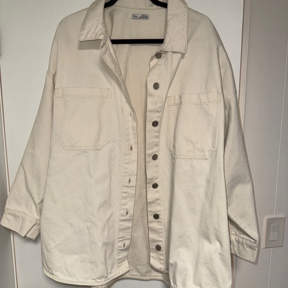 Dex Light Beige Utility Jacket
